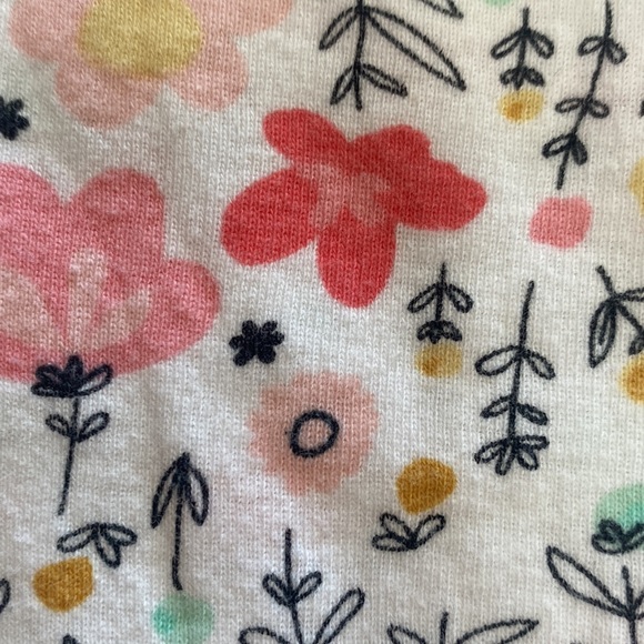 Gerber Organics Floral Print Onesie/Bodysuit (Preemie) - Picture 3 of 5